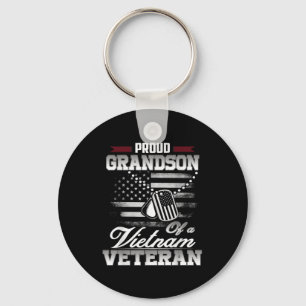 Trotse kleinzoon van een Vietnamees veteraan Shirt Sleutelhanger