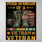 Trotse kleinzoon van een Vietnamese veteraan Ameri Poster (Voorkant)