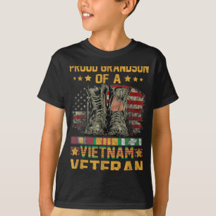 Trotse kleinzoon van een Vietnamese veteraan Ameri T-shirt