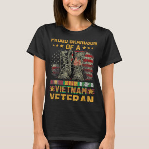 Trotse kleinzoon van een Vietnamese veteraan Ameri T-shirt