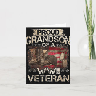 Trotse Kleinzoon Van Een Ww2 Veteraan Militaire Fa Kaart