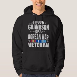 Trotse Kleinzoon Van Veteraan Koreaanse Oorlog - M Hoodie