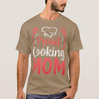 Trotse Kochende Moeder Mama Moeder Koken Mama Moed T-shirt