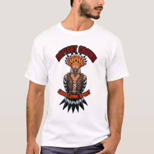 Trotse Kroon Onbuigzame Geest Uil T-shirt