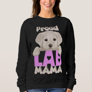 Trotse Lab Mama Gele Puppy! Speciaal voor Labra Trui