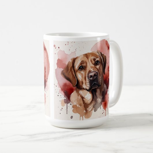 Trotse Labrador Moeder Mok | Valentijnsdag Hond Mo (Voorkant rechts)