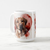 Trotse Labrador Moeder Mok | Valentijnsdag Hond Mo (Voorkant links)