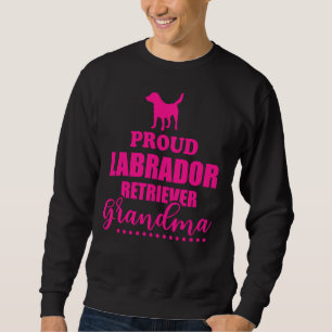 Trotse labrador retriever oma mag trui