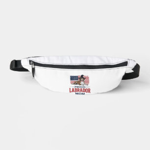 Trotse Labradormoeder Patriottische Hond Halloween Heuptasje