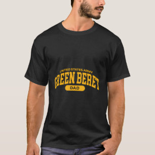 Trotse Leger Groene Baret Papa T-shirt