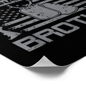 Trotse Leger Nationale Garde Broeder Vlag Verenigd Poster (Hoek)