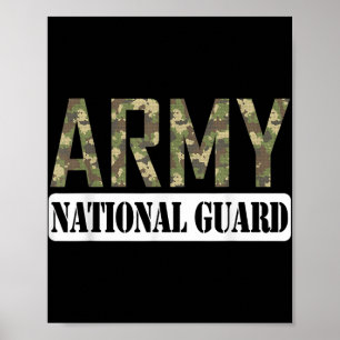 Trotse Leger Nationale Garde Militaire Familie Vet Poster