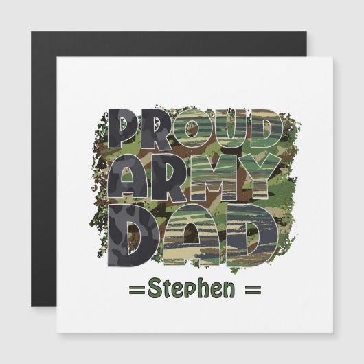 Trotse leger vader camouflage ontwerp (Voorkant / Achterkant)