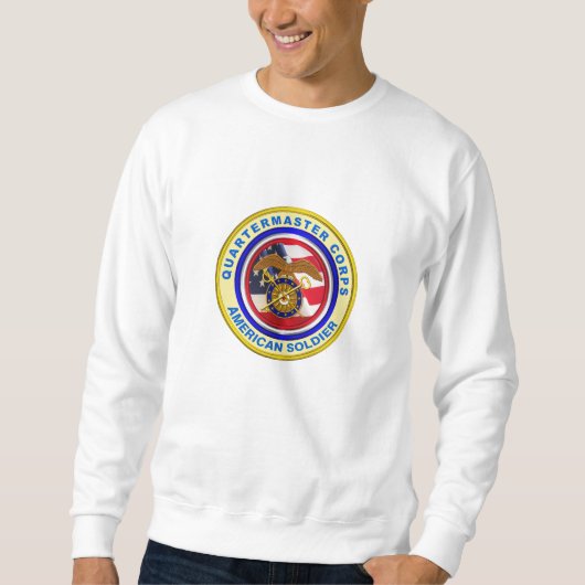 Trotse Legerkwartiermeester Korps Soldaat Trui (Voorkant)