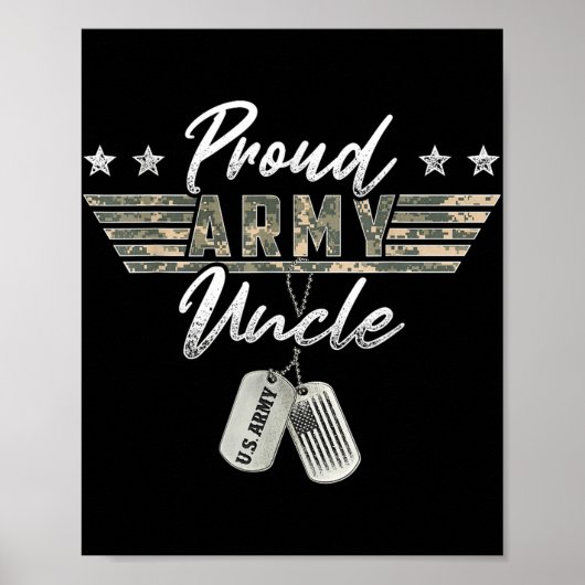 Trotse legeroom Amerikaanse veteraan Poster (Voorkant)