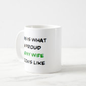 trotse legervrouw koffiemok (Voorkant links)