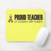 trotse leraar kinderen met autisme mousepad muismat (Met muis)