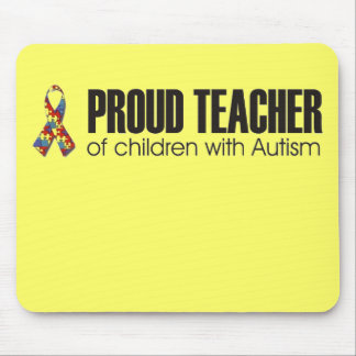 trotse leraar kinderen met autisme mousepad muismat