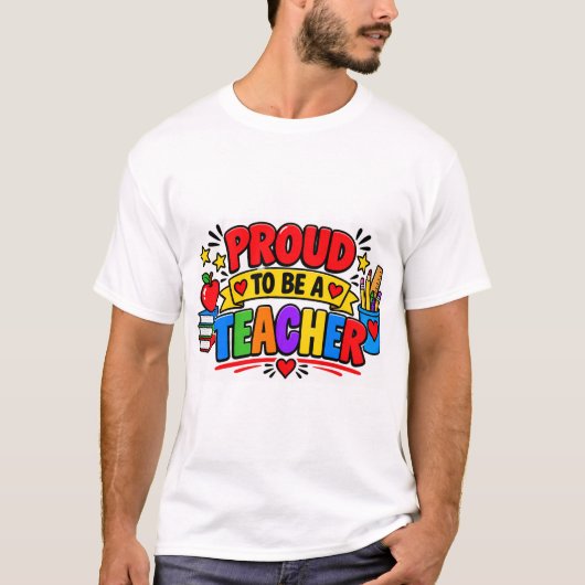Trotse Leraar T-shirt (Voorkant)