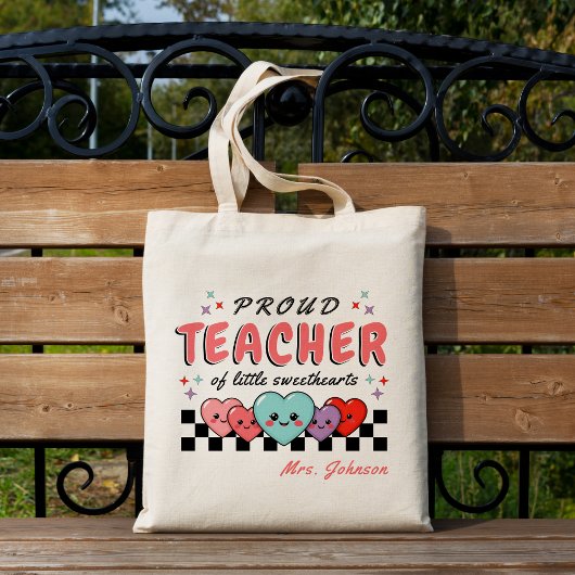 Trotse Leraar Van Liefjes Valentijnsdag Tote Bag