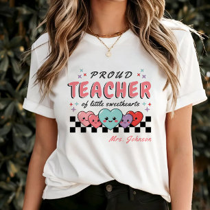 Trotse Leraar Van Liefjes Valentijnsdag Wit T-shirt