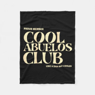 Trotse lid Cool Abuelos Club Als een vader maar co Fleece Deken
