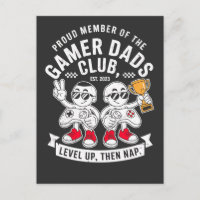 Trotse lid Gamer Dads Club Level omhoog en dan een