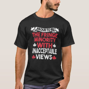 Trotse Lid Van De Randminderheid Met Onacceptabele T-shirt