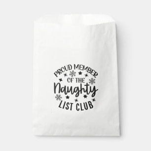 Trotse lid van de Stoute Lijst Club Kerstmis Bedankzakje