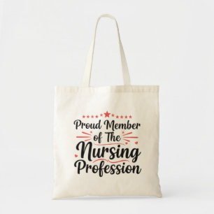 Trotse Lid Verpleegkundig Beroep Artistiek Kunst Tote Bag