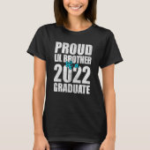 Trotse lilbroeder van 2022 Afstuderen Afstuderen T-shirt (Voorkant)