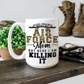 Trotse luchtmacht mam doden het grappig militair koffiemok