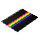 Trotse luide regenboog notitieboek (Linkerzijde)