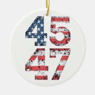 Trotse Maga 47e Trump wint inauguratiedag Keramisch Ornament
