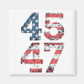 Trotse Maga 47e Trump wint inauguratiedag Magneet (Voorkant)