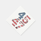 Trotse Maga 47e Trump wint inauguratiedag Servet (Hoek)