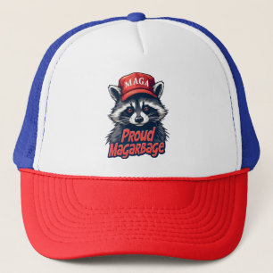 Trotse MAGA- Afval Voor Trump-aanhanger Verkiezing Trucker Pet