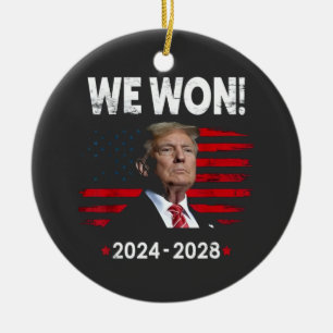 Trotse Maga-President Trump wint inauguratiedag Keramisch Ornament