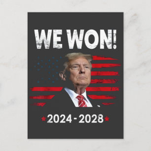 Trotse Maga President Trump Won Inauguratie Dag Briefkaart