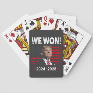 Trotse Maga President Trump Won Inauguratie Dag  Pokerkaarten