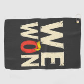 Trotse Maga Trump heeft inauguratiedag 2025 gewonn Golfhanddoek (Horizontaal)