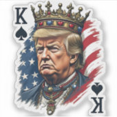 Trotse Maga Trump Vance Amerikaanse inauguratiedag Sticker (Voorkant)