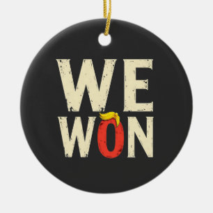 Trotse Maga Trump Wint Inauguratie Dag Toespraak 2 Keramisch Ornament
