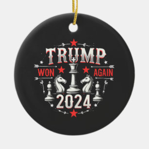 Trotse Maga Trump wint opnieuw Inaguration Day 202 Keramisch Ornament