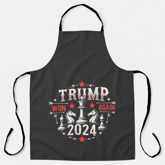 Trotse Maga Trump wint opnieuw Inaguration Day 202 Schort (Voorkant)