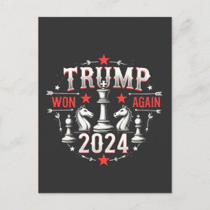 Trotse Maga Trump Won weer 2025 Inauguratie Dag  Briefkaart