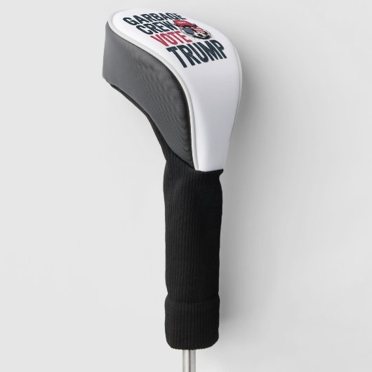 Trotse MAGA Vuilnisbemanning Stem Trump Verkiezing Golfheadcover (Schuin)