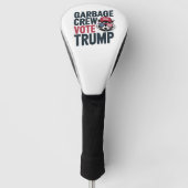 Trotse MAGA Vuilnisbemanning Stem Trump Verkiezing Golfheadcover (Voorkant)
