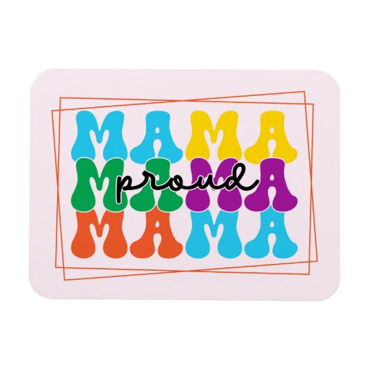 Trotse Mama Autisme Bewustzijnmagneten Magneet (Horizontaal)