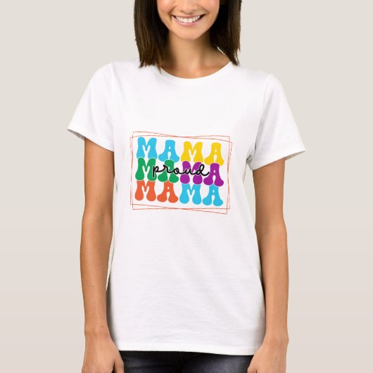 Trotse Mama Autisme Vrouwen T-shirt (Voorkant)